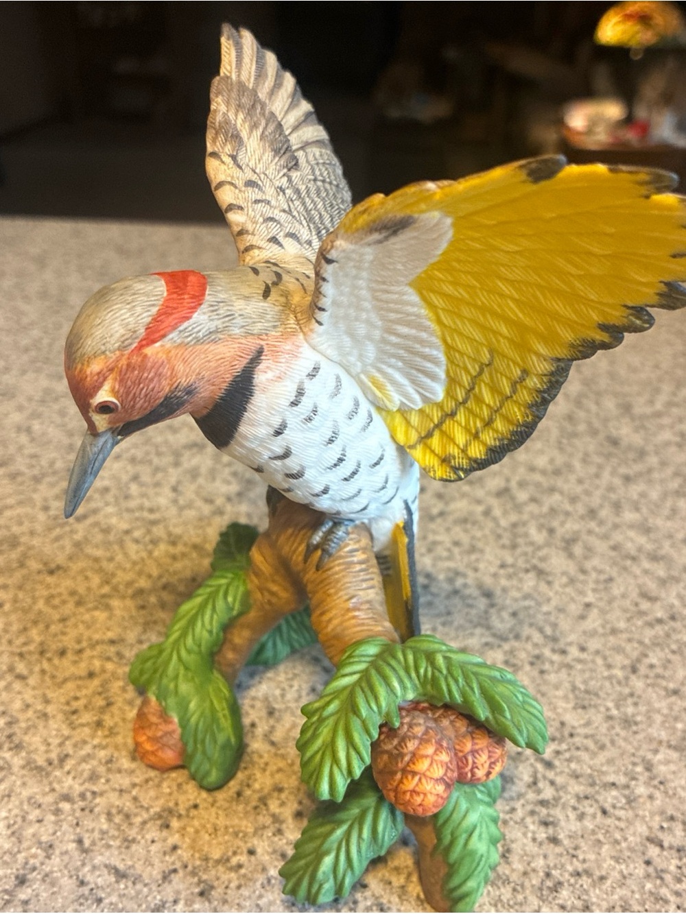 Lenox Yellow and White Decorative Northern Flicker Figurine